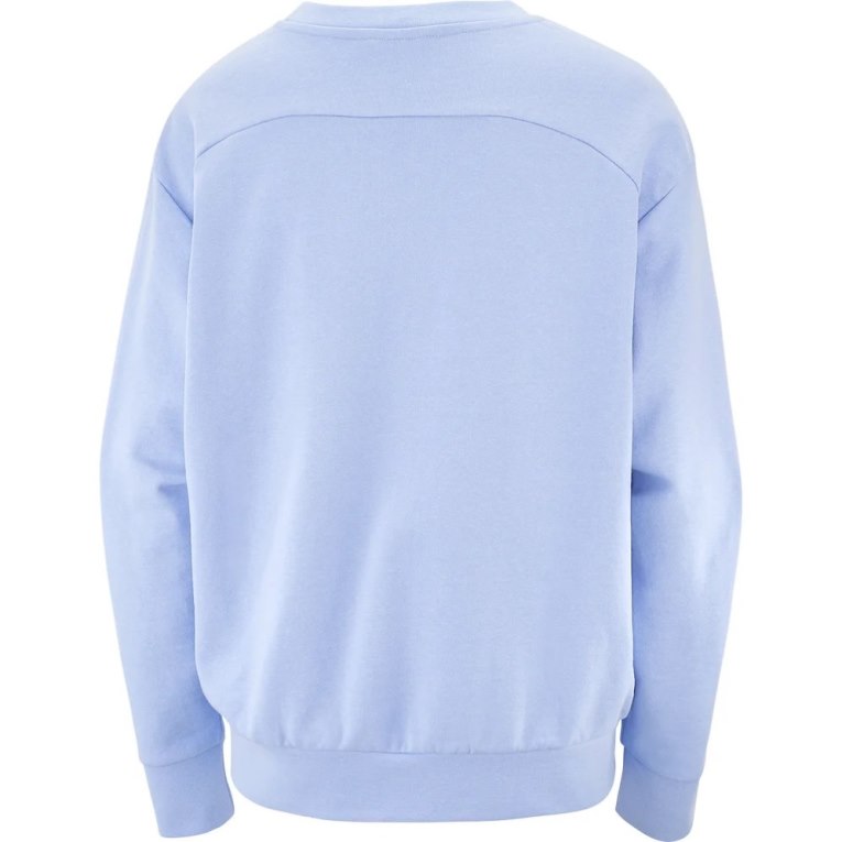 Light Blue Salomon Outlife Summer Women's Sweatshirt | PH 05134O